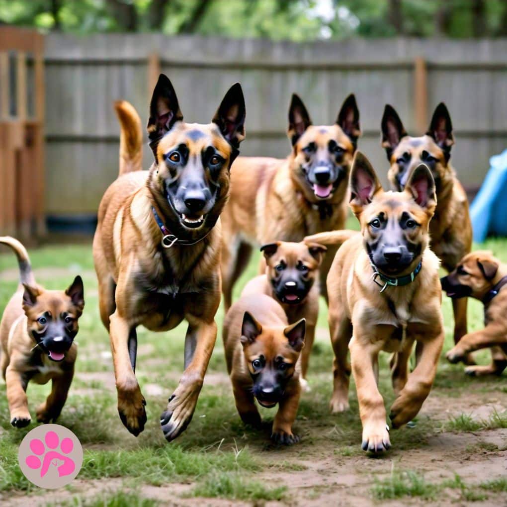 Belgian Malinois puppies may show aggression